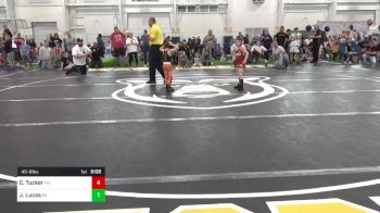 45-B lbs Semifinal - Callahan Tucker, OH vs Jay Lucas, MI