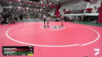 160 lbs Champ. Round 1 - Jordan Dizon, Long Beach Poly vs Nathan Riedell, Riverside Poly