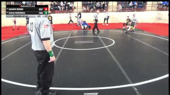75_B lbs Round Of 64 - Jaxon Rider, West Allegheny vs Cole Kokinda, Tamaqua