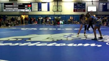 Girls 107 lbs 1st Place Match - Audriana Green, St. Martin High School Girls vs Makenzie Rocco, St. Martin High School Girls