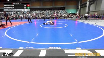 68 lbs Round Of 16 - Kaitlyn Crow, Gladiator Wrestling vs Dixie Beasley, Blackman Wrestling Club