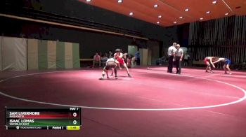 132 lbs 17th Place Match - Isaac Lomas, Waterloo East vs Sam Livermore, Maquoketa