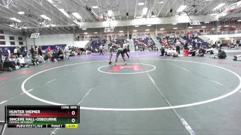 184 lbs Cons. Semi - Hunter Weimer, Concordia (Neb.) vs Sincere Hall-osbourne, Central Methodist