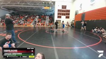 92 lbs Quarterfinal - Joshuah Hernandez, Cody Wrestling Club vs Parker Rayner, Powell Wrestling Club