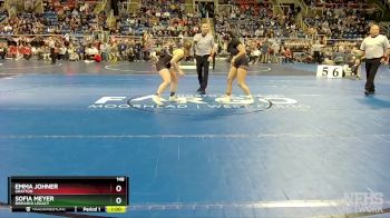 148 lbs Cons. Round 2 - Sofia Meyer, Bismarck Legacy vs Emma Johner, Grafton