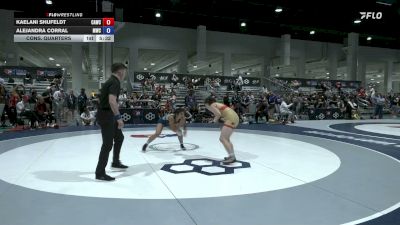 50 kg Cons. Quarters - Kaelani Shufeldt, Cardinal WC vs Alejandra Corral, Menlo Wrestling Club