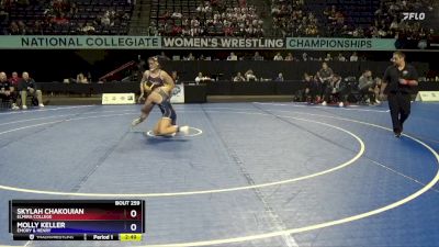 155 lbs Cons. Round 2 - Molly Keller, Emory & Henry vs Skylah Chakouian, Elmira College