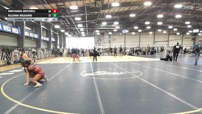 126 lbs Consi Of 32 #2 - Breyanna Mitchell, NC vs Elliana Selearis, CT