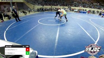 Semifinal - Oakley Caruthers, Norman Grappling Club vs CHRISTIAN YOUNG, Blanchard High School