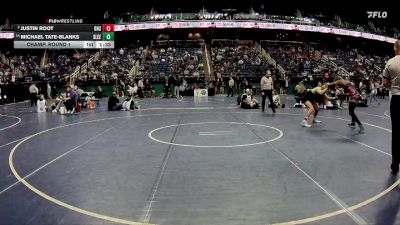 3A 157 lbs Champ. Round 1 - Justin Root, Dixon High School vs Michael Tate-blanks, Southern Lee