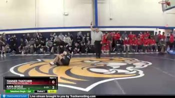 125 lbs Champ Round 1 (16 Team) - Kaya Bogle, Castleton University vs Tanner Thatcher, Worcester Polytechnic