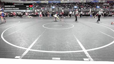 110 lbs Quarterfinal - Hunter Loyd, Mexico Youth Wrestling Club vs Cameron Polking, Ggb