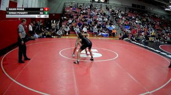 133 lbs 5th Place Match - Julius Poole, Albert Gallatin Hs vs Josiah Fogarty, Indian Land