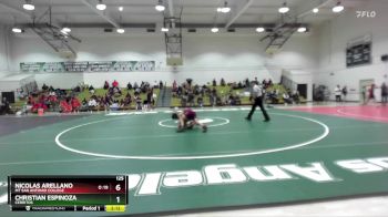 125 lbs Quarterfinal - Christian Espinoza, Cerritos vs Nicolas Arellano, Mt San Antonio College