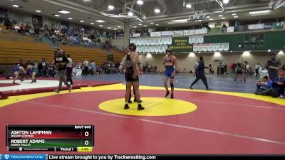 138 lbs Cons. Round 3 - Dylan Blackwood, West Hills vs Emilio Roybal, Slam Academy