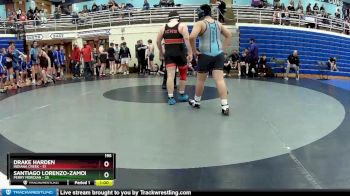 195 lbs Round 3 (4 Team) - Drake Harden, Indiana Creek vs Santiago Lorenzo-Zamora, Perry Meridian