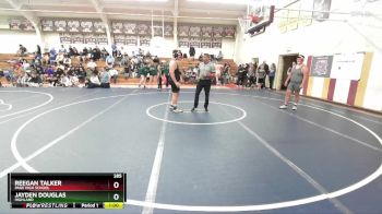 285 lbs Cons. Round 3 - Reegan Talker, Page High School vs Jayden Douglas, Highland