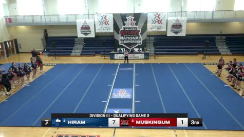 STUNT - Hiram (#2) vs. Muskingum (#3), Hiram (#2) vs. Muskingum (#3) vs. - D3 Day 2