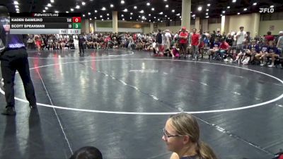 165 lbs Round 4 (6 Team) - Scott Speakman, Indiana Outlaws vs Kaden Dawejko, Team Arkansas