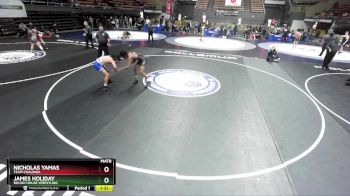 157 lbs Semifinal - James Holiday, Rough House Wrestling vs Nicholas Yamas, Team Coalinga