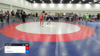 150 lbs C-8 #1 - Zachary Ruiz, Fl vs Hayden Harrell, Tn