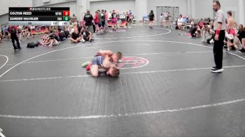 96 lbs Semis & 1st Wrestleback (8 Team) - Zander Hausler, Slate Wrestling Academy vs Colton Reed, West Forsyth Wrestling Club