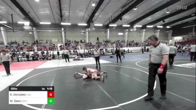 88 lbs Final - Kalijah Gonzales, Kingdom vs Mathieu Dean, Monte Vista Takedown Club