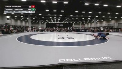 144 lbs Champ. Rd Of 16 - Jacob Penzkover, LaCrosse Area Wrestlers vs Quincey Crawford, BullTrained Wrestling