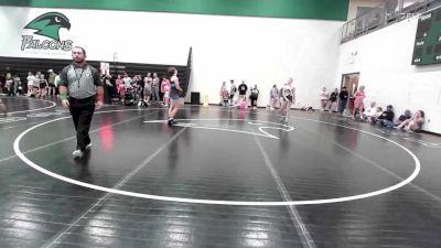 130 lbs Quarterfinal - Sawyer Waltemath, 308 Wrestling Academy vs Delaney Earl, Unaffiliated