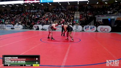 285 lbs 1st Place Match - Chandler St George, Student Wrestling Development Program vs Damien Fiame, Student Wrestling Development Program