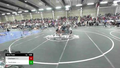 165 lbs Semifinal - Trey Clarkson, WAR Wrestling Club vs Ethan Toothaker, Cedaredge