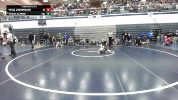 59 lbs Champ. Round 2 - Mack Morris, Hawk Wrestling Club vs Kree Darrington, Declo Stingers