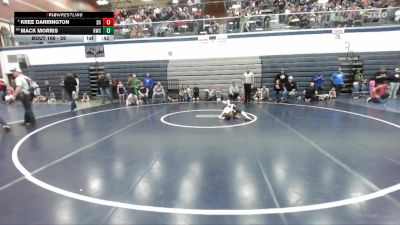 59 lbs Champ. Round 2 - Mack Morris, Hawk Wrestling Club vs Kree Darrington, Declo Stingers