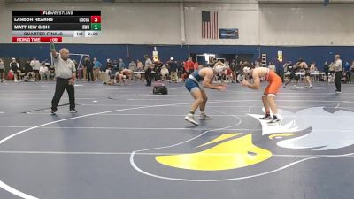 165 lbs Quarterfinal - Landon Kearns, Coast Guard vs Matthew Gish, Roger Williams