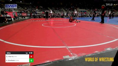 98 lbs Semifinal - Dakota Harris, HURRICANE WRESTLING ACADEMY vs Xuan Graham, Steel Valley Renegades