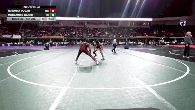 157 lbs Consi Of 32 #2 - Jeremiah Dugar, Texas State vs Mohammed Gaber, LSU