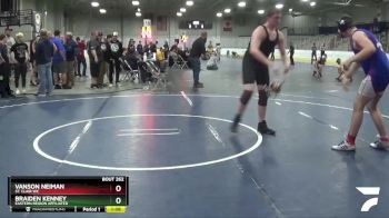 195 lbs Cons. Round 4 - Braiden Kenney, Eastern Region Affiliated vs Vanson Neiman, St. Clair WC