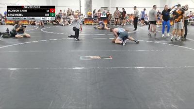 150 lbs Round 3 (4 Team) - Cruz Hezel, RWA Black vs Jackson Carr, Game House