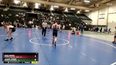 119 lbs Round 1 (8 Team) - Jaxon Ayres, Midwest Destroyers vs Jace Smith, Kearney Matcats - Gold