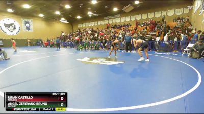 120 lbs Cons. Round 4 - Angel Zeferano Bruno, Reedley vs Uriah Castillo, Turlock