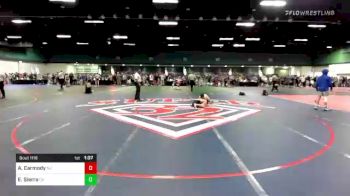 106 lbs Consi Of 32 #2 - Aidan Carmody, NJ vs Edwin Sierra, CA