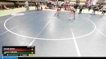 113 lbs Cons. Round 3 - Kaleb Sovey, IL vs Aidan Carlson, MN