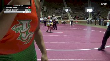 1-5A 138 Semifinal - Skylar Carnley, W. S. Neal vs Kensley Baker, LeFlore Magnet High School