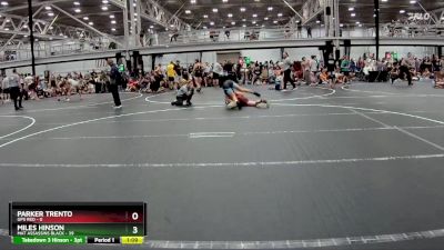 144 lbs Round 6 (8 Team) - Miles Hinson, Mat Assassins Black vs Parker Trento, GPS Red