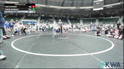 43 lbs Rr Rnd 3 - Yori Jackson, Shelton Wrestling Academy vs Finlee Bowman, TTWC Cream