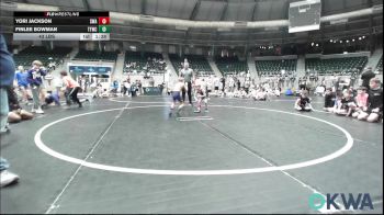 43 lbs Rr Rnd 3 - Yori Jackson, Shelton Wrestling Academy vs Finlee Bowman, TTWC Cream