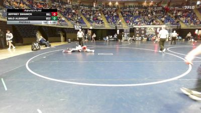 65 lbs Pigtails - Jeffrey Swanick, Wallenpaupack vs Milo Albright, West Branch