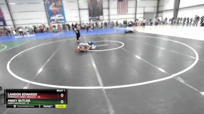 72 lbs Rd# 1 9:00am Friday - Landon Edwards, Minnesota Funky Singlets vs Mikey Butler, Maryland BLACK