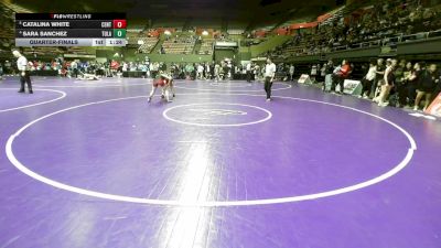 125 lbs Quarterfinal - Catalina White, Centennial vs Sara Sanchez, Tulare Western