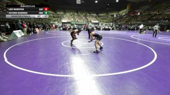 140 lbs Quarterfinal - Leo Maestas, Clovis North vs Jayden Ramirez, Frontier